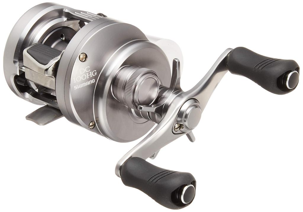 SHIMANO Bait Reel Double Shaft 20 Calcutta Conquest DC 100HG RIGHT Seabass Makimono