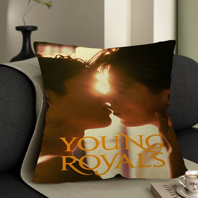 Young Royals Cushion Cover Inches Farmhouse Decor Home Throw Pillow Covers for Couch Decorations