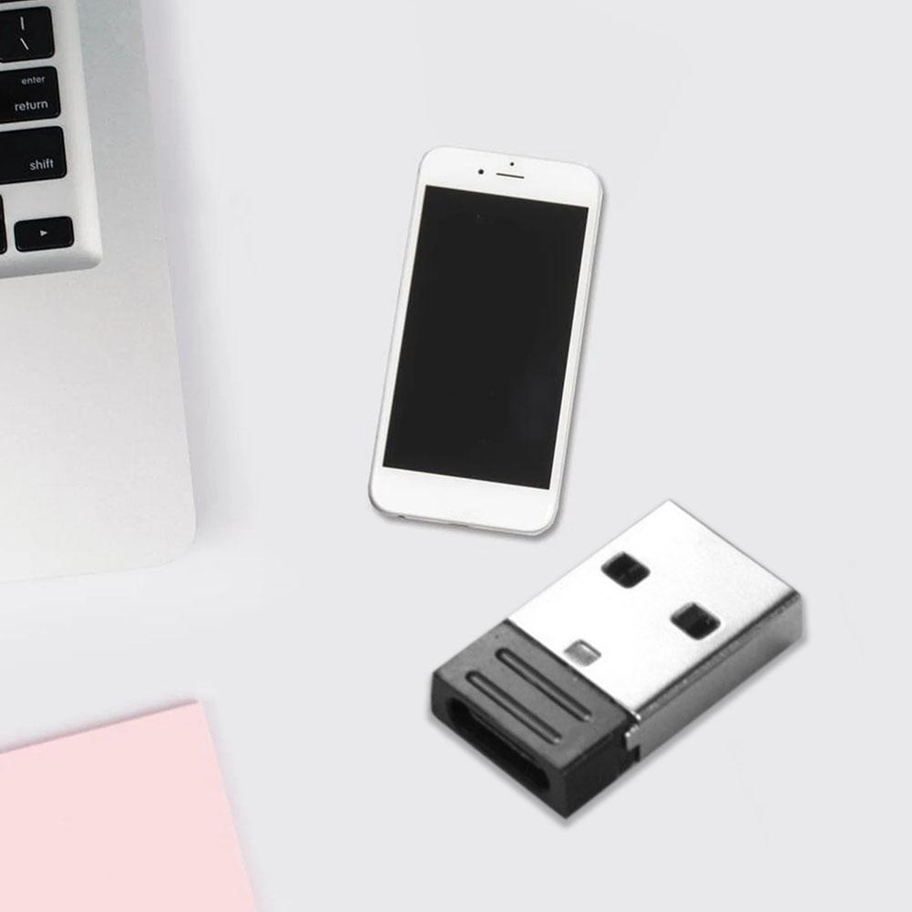 USB C Female to USB 2.0 Male OTG Adapter Converter, Solves Device Compatibility Issues, Fast Data Transfer & Stable Charging