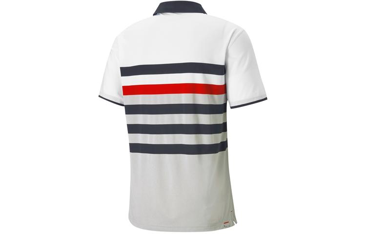 Puma MATTR Polo Shirt Men's Gray White 599115-01
