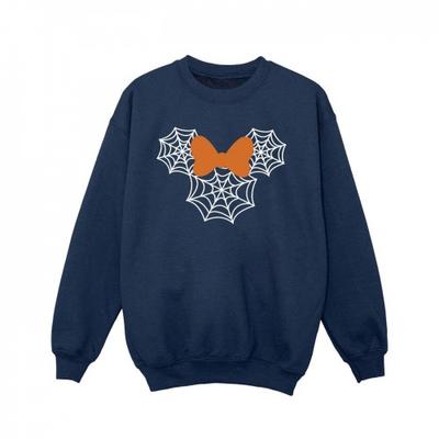 Kızlar Minnie Mouse Örümcek Ağı Başlı Sweatshirt