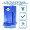 1PC Parrot Feeder Anti-Spill Transparent Bird Food Box Clear Feeding Device for Parrots Durable Bird Feeding Box Supplies