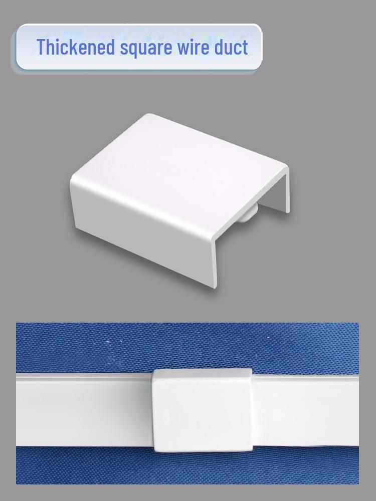 Selbstklebende dekorative PVC-Kabelmanagementbox zur verdeckten Kabelführung