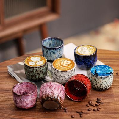 Concentrated Ceramic Coffee Cup High Value Kiln-Changed Ceramic Cup Latte Flower Cup