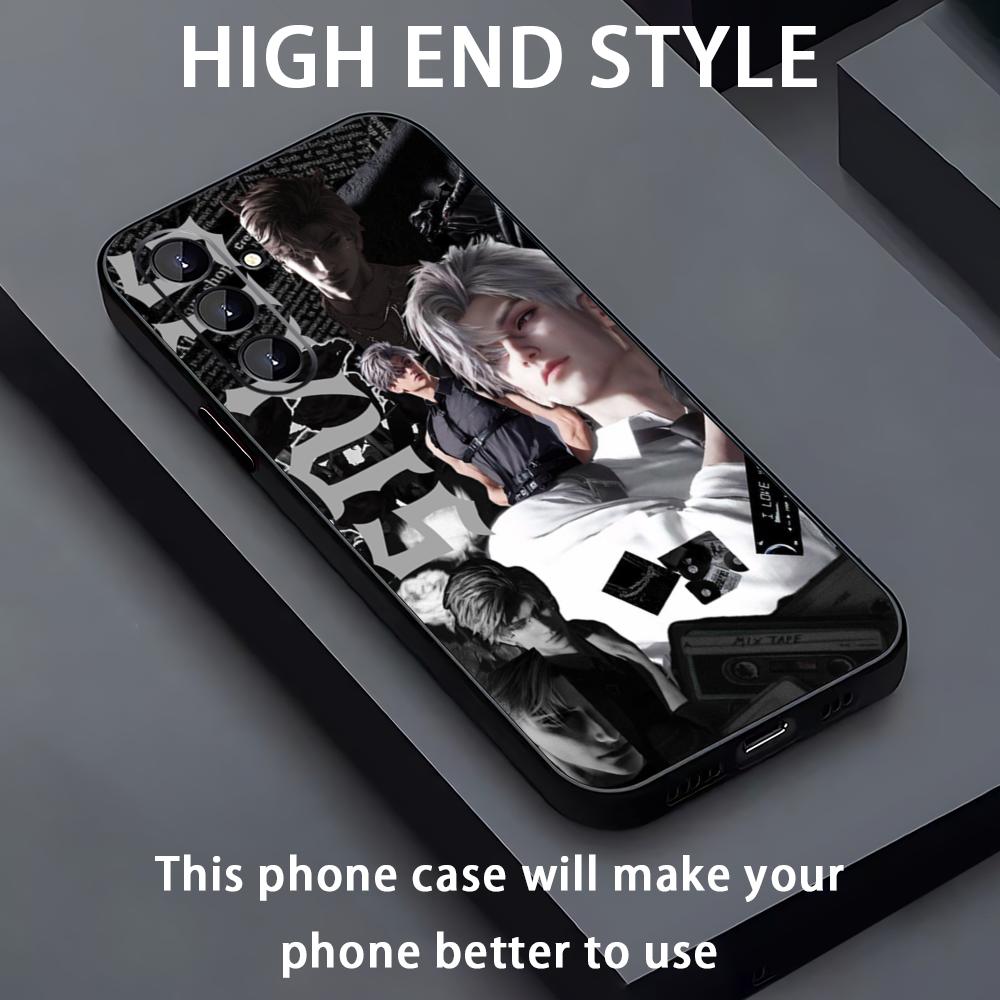 

Чехол для игрового телефона Hot Love and Deepspace для Samsung Galaxy A56 A16 A36 A26 A06 A55 A54 A15 A35 A25 Мягкий Черный Samsung A06 4G