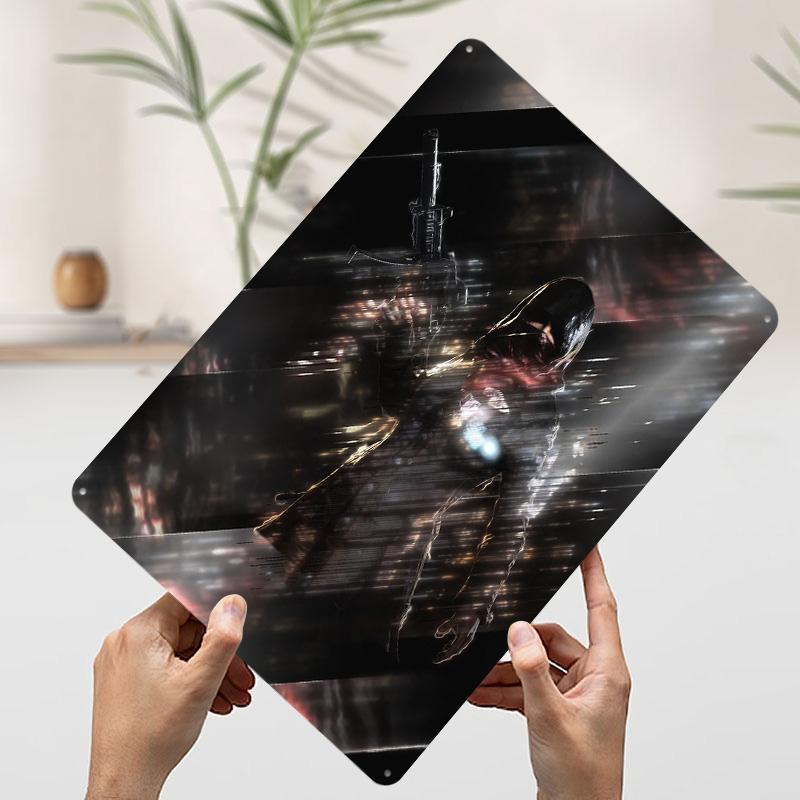 

Characters in Comics Metal Poster Customized Wall Art Retro Vintage Tinplate Signs for Modern Home Decoration Luxury Coffee Bar 7.9x11.8In(20x30cm)