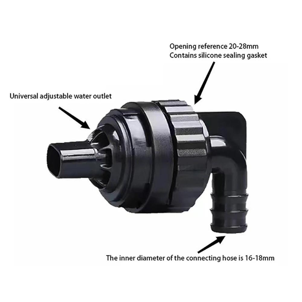 Multifunction Plastic Fish Tank Filter Rotatable Duckbill Sprinkler Aquarium Filter Universal Back Filter Fish Tank Use