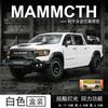 1:32 Ram Mammoth Pick-up Simulatie Legering Auto Model Geluid En Licht Pull Back Speelgoed voor Kinderen Verzamelaar Verjaardagscadeau