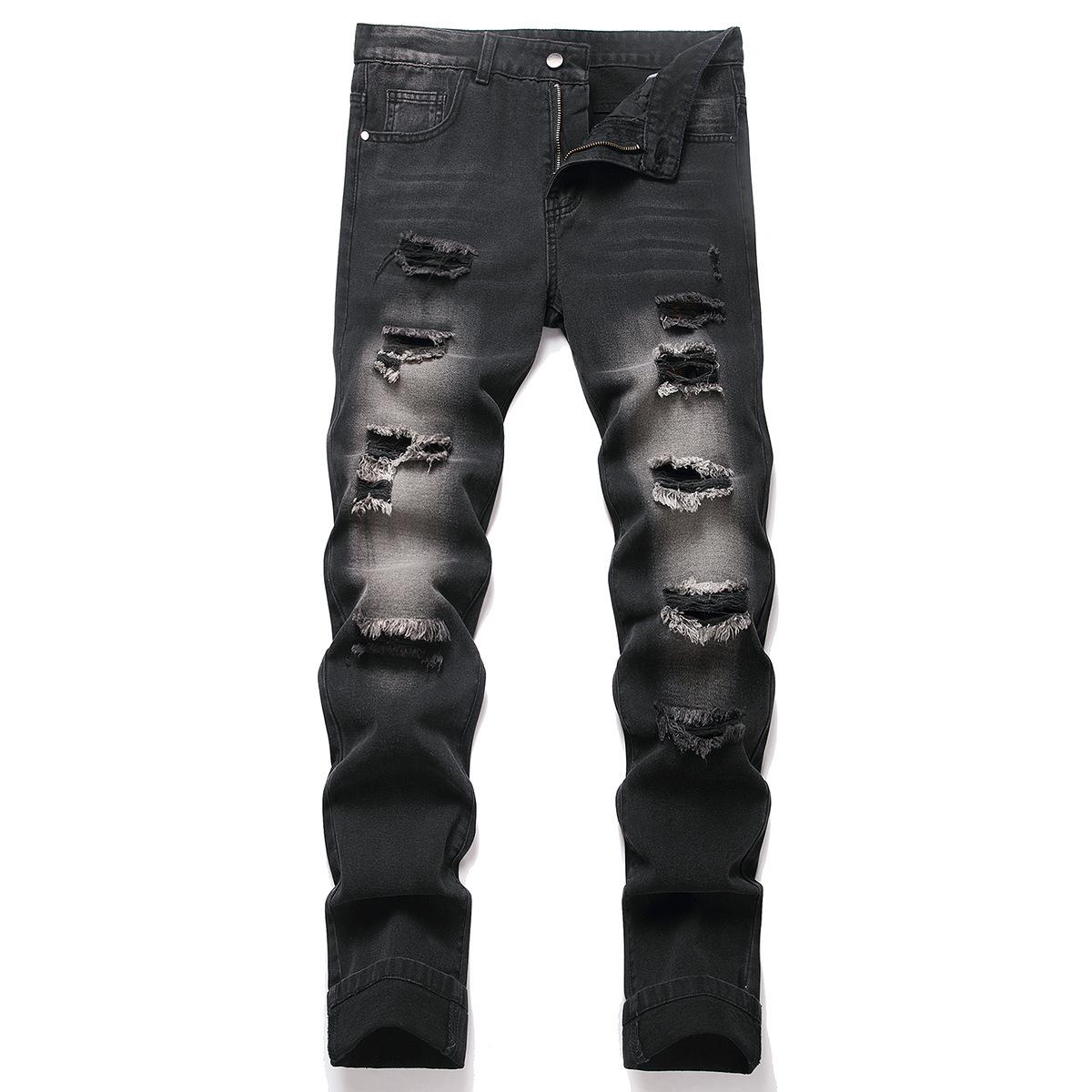 Men s fit ripped jeans 28