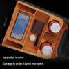 Silicone Double-Layer Storage Box for Xiaomi YU7 Console Compartment Trim