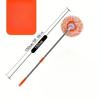 180° Rotatable Cleaning Mop Brush with Long Handle - Thickened Coral Fleece Wall & Ceiling Scrubber for Floors, Windows & Corners