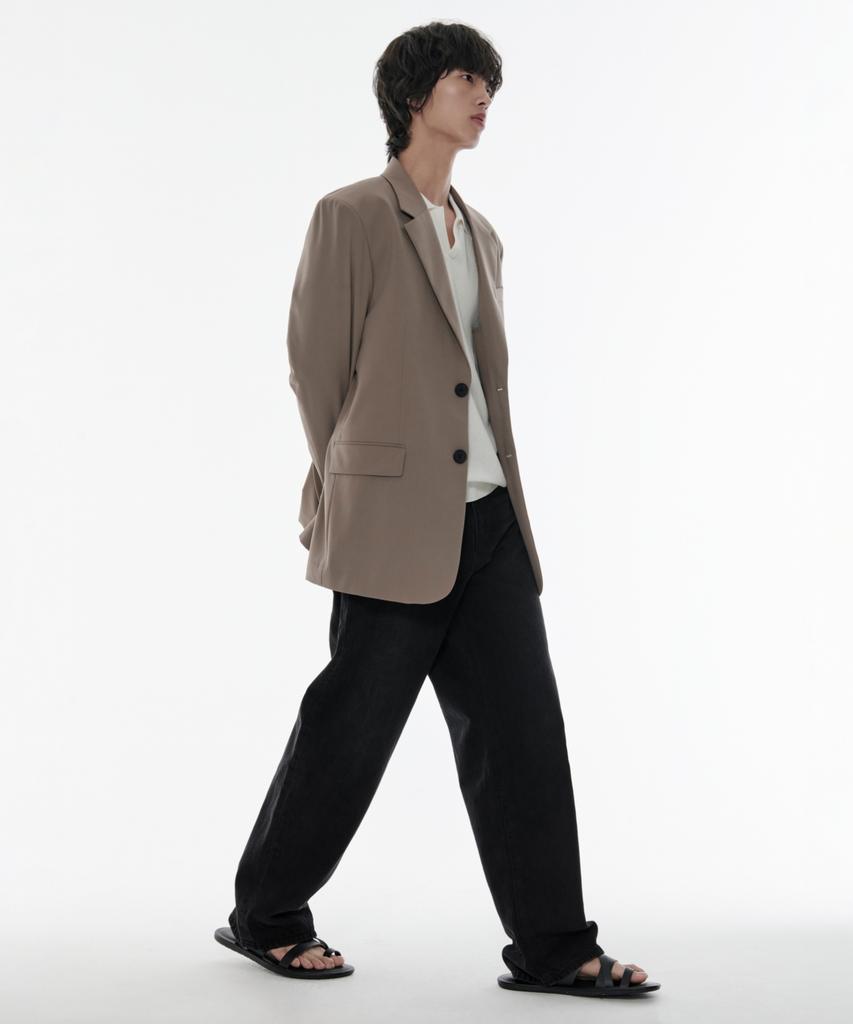 Musinsa Standard [Cooltandard] Oversized Blazer [Dusty Beige]