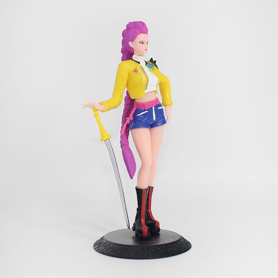 Kpop Demon Hunters Figure Anime Rumi Mira Zoi Character Decor Cartoon Anime Figure Model PVC Desk Ornaments Figurine Gift