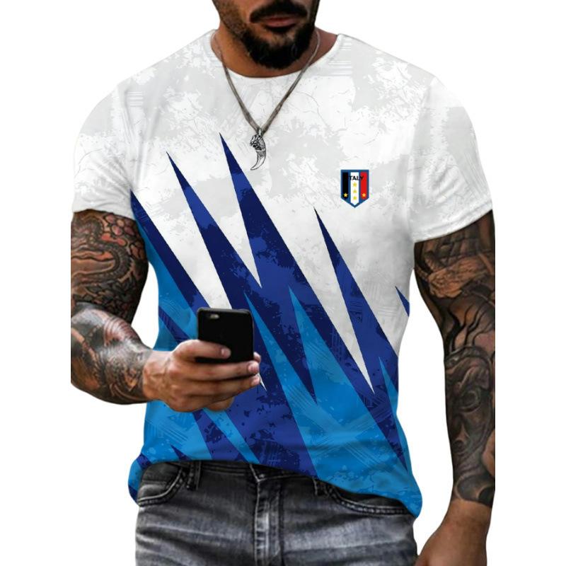 Sporty Men's Short-Sleeve T-Shirt, 23 Print, Athletic Top