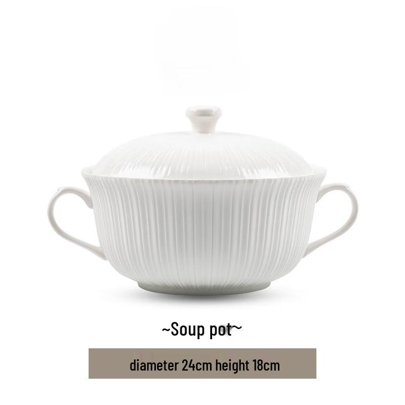Jingdezhen Pure Rhine Porcelain Dinnerware Set