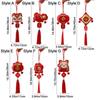 Red New Year Hanging Ornaments Traditional Spring Festival Tassel Pendant  Party