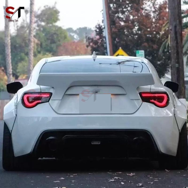 Carbon Fiber Rear Spoiler for Toyota GT86/Subaru BRZ - Rocket Bunny 2nd Gen Diffuser Winglet Modification