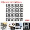 Marcadores Refletivos de Varredura Dinâmica 3D, Adesivos de Posicionamento para Modelagem Estrutural 3D de Hardware