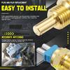Coolant Temperature Sensor 0085424517 Compatible with Mercedes Benz W124 W126 R129 W140 W201 W202
