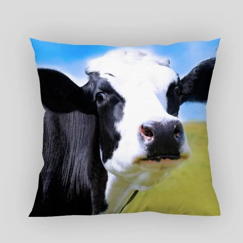 Animals Cow Pillow Cover Customize Pillowcase Modern Home Decorative Pillow Case For Living Room 45X45cm,40X40cm