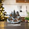 Christmas House Decoration Acrylic Forest Village Holiday Table Ornaments for Party