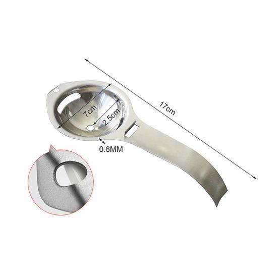 Handheld Egg Divider Stainless Steel Yolk Separator Sieve Kitchen Cooking Tool