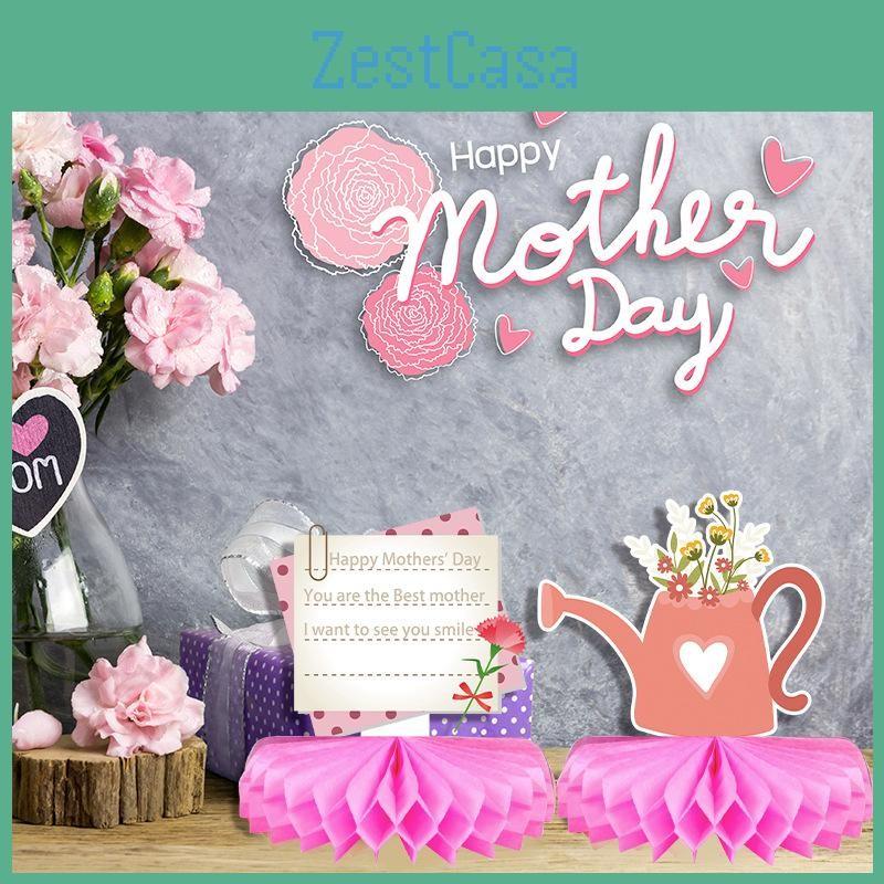 Mothers Honeycomb Day Paper Crafting Prop For Home Party Desktop Decoration