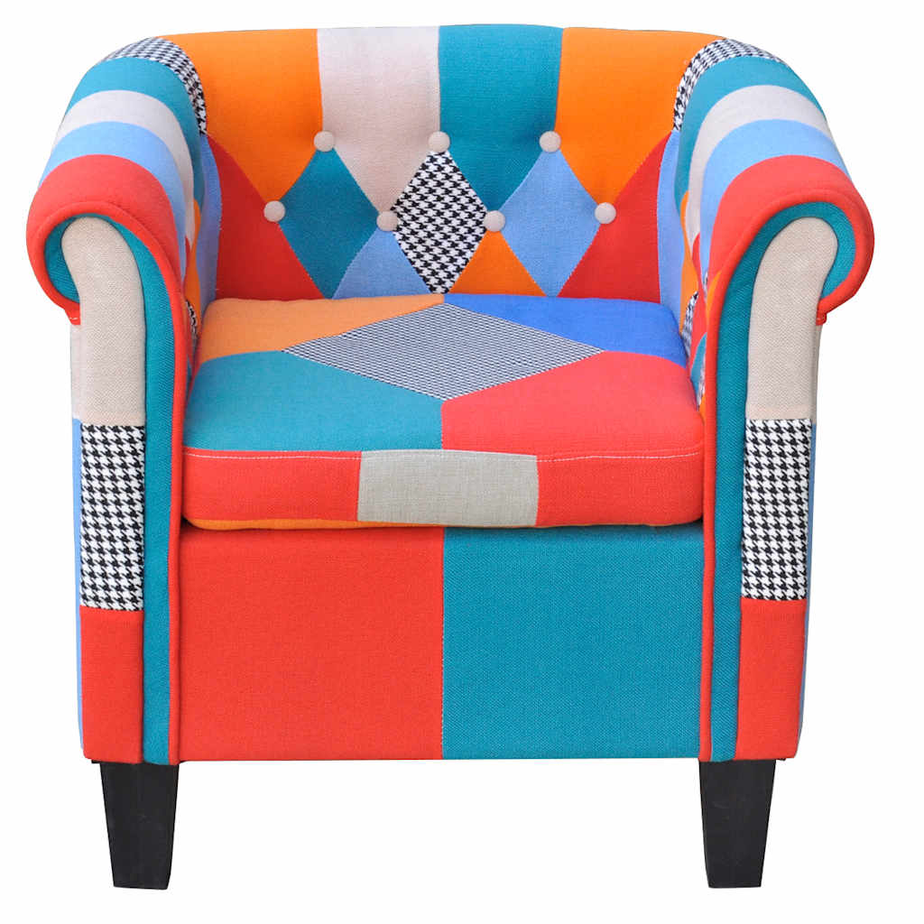 Vidaxl Poltrona Patchwork