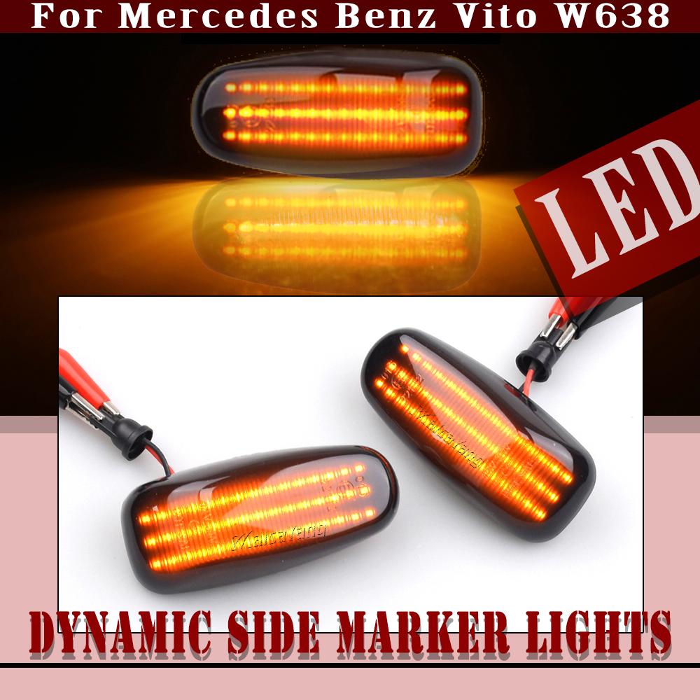 Led Dynamic Side Marker Turn Signal Light Blinke for Mercedes Benz Sprinter W901 902 903 904 905 W210 S210 W A C 208 W414 W670