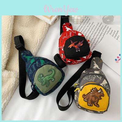 Stylish Kids Dinosaur Crossbody Waist Bag For Boys Breathable Waterproof And Durable Design