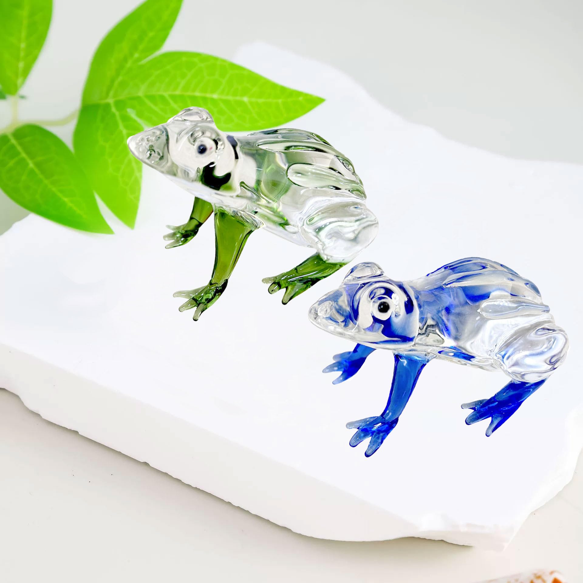 

Фигурка лягушки Felimoa, Кристальное стекло K9, Прибл.. 7,5 см, Декоративный предмет, Набор из 2 цветов