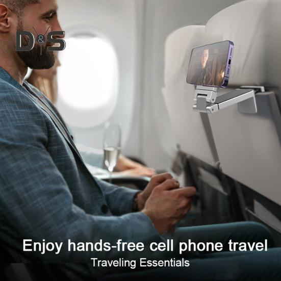 Magnetic Airplane Phone Holder Mount Travel Phone Holder for Airplane Seat Back Car Phone Holder Car Phone Stand for IPhone Travel Essential