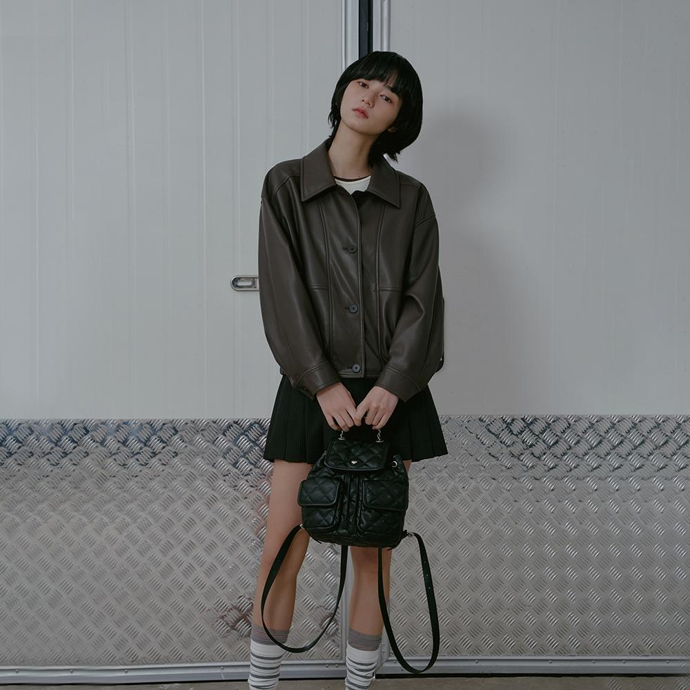 Lap Heart Chain Quilted Backpack As7Ab260