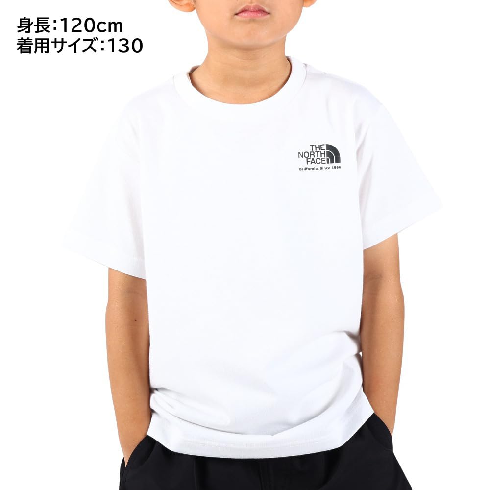 North Short Sleeve Historical Logo Tee Unisex UV Care Organic Cotton White 140 [The Face]