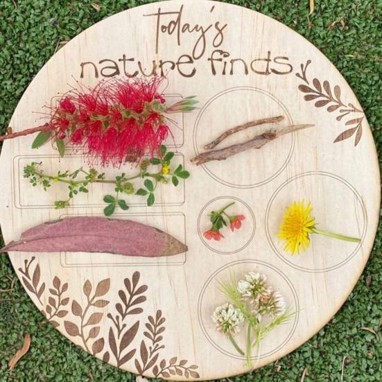 2Pcs Flower Leaf Collector Board DIY Plant Floral Arrangement Collection Display Wooden Plate Decoration Kids Adults Birthday Christmas Gift