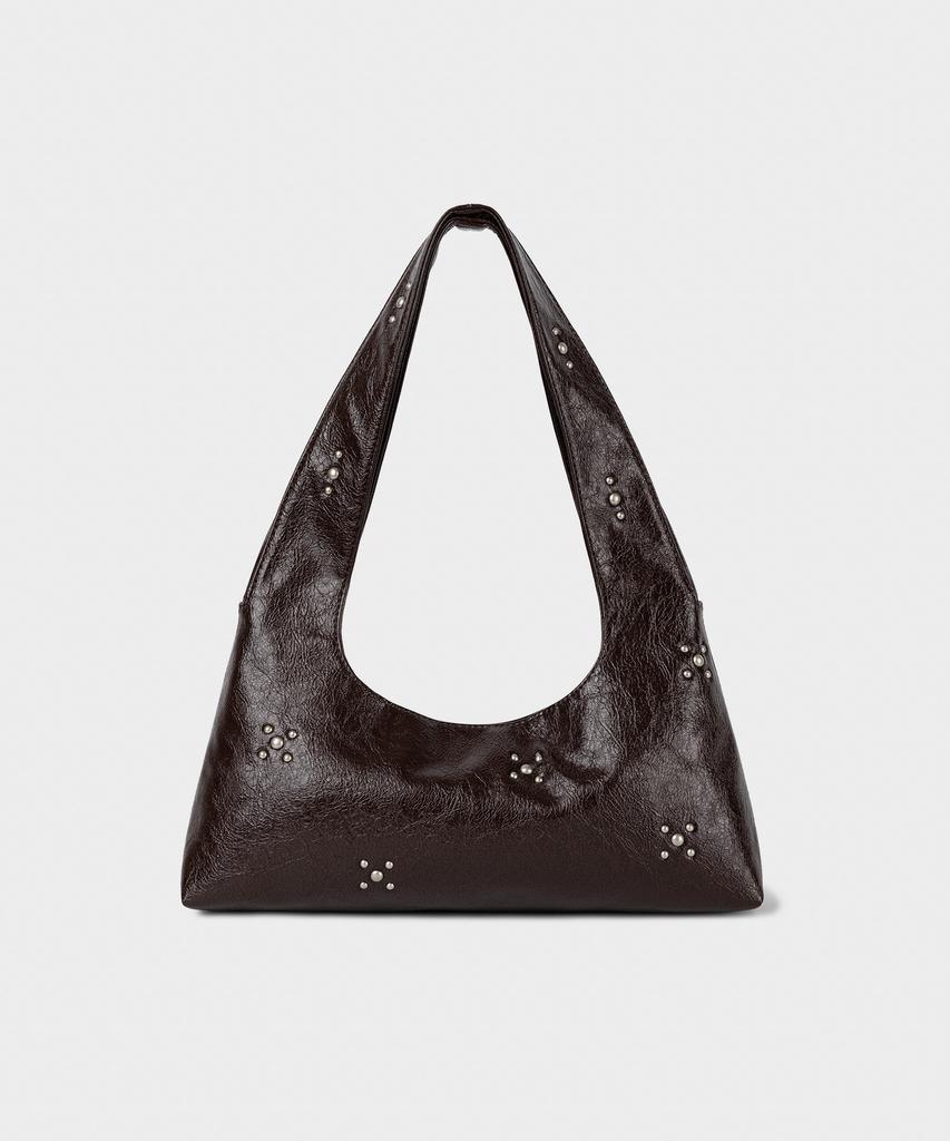 Khiho Liora Studded Bag Brown