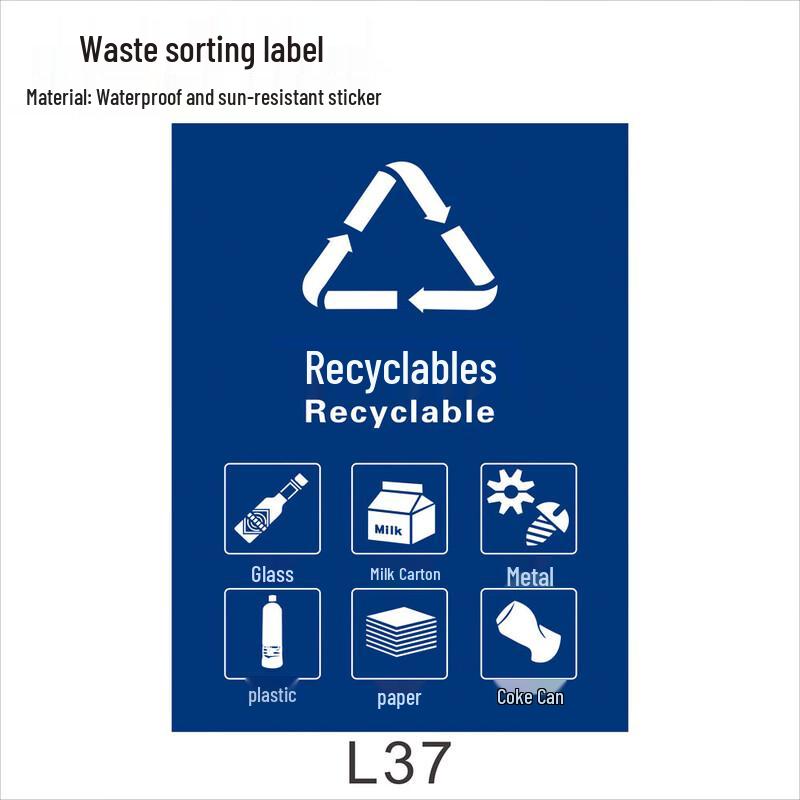 Waste Classification Decal Set