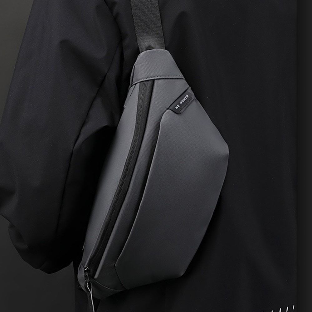 Large Capacity Sports Waist Bag Multi-Compartment Travel Fanny Pack Portable Men Chest Bag Running