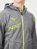 Mizuno Sweat Training Gray Size 32JC2760 N-XT Hoodie, Wear, Fleece-Lined, Warm, Heather, M,