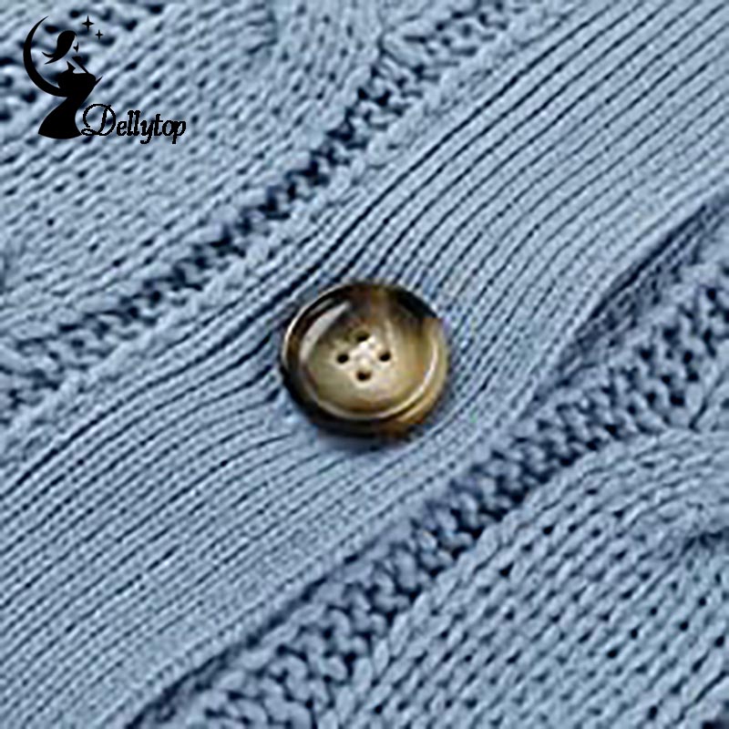 Buy Womens Cable Knit Cardigans Sweaters Plus Size Button Down ...