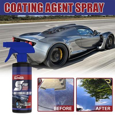 Recubrimiento líquido nanocerámico Quick Coat HGKJ S12 para coche, cera en aerosol para pulir pintura de coche, película protectora antiarañazos e hidrofóbica