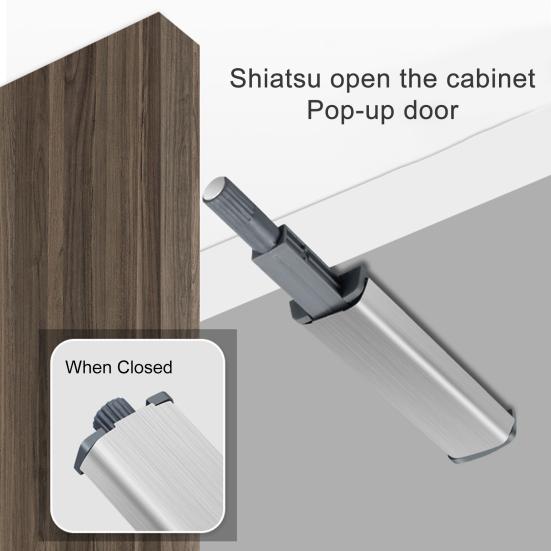 

2 комплекта, дверная защелка, привлекательная тонкая работа, нержавеющая сталь, простая установка, магнитная защелка для шкафа, на каждый день