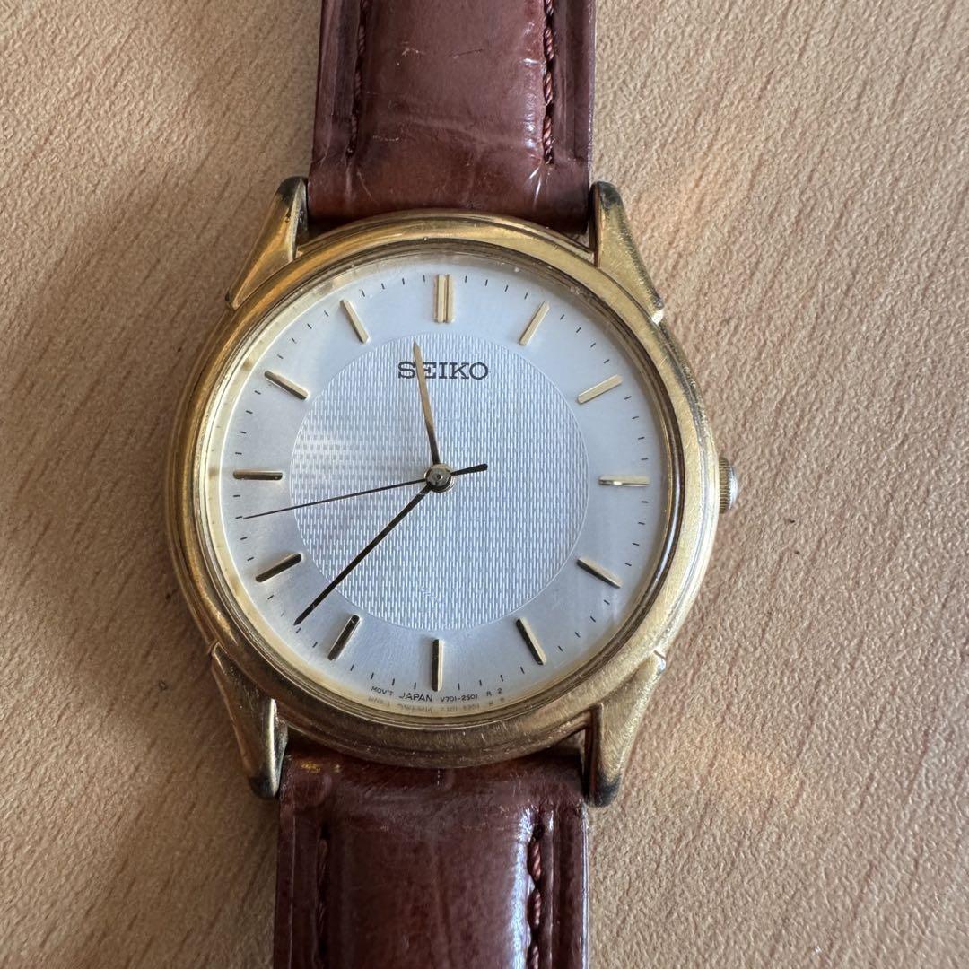 

[USED] GK68 SEIKO V701-1920 Men s Watch, Unused
