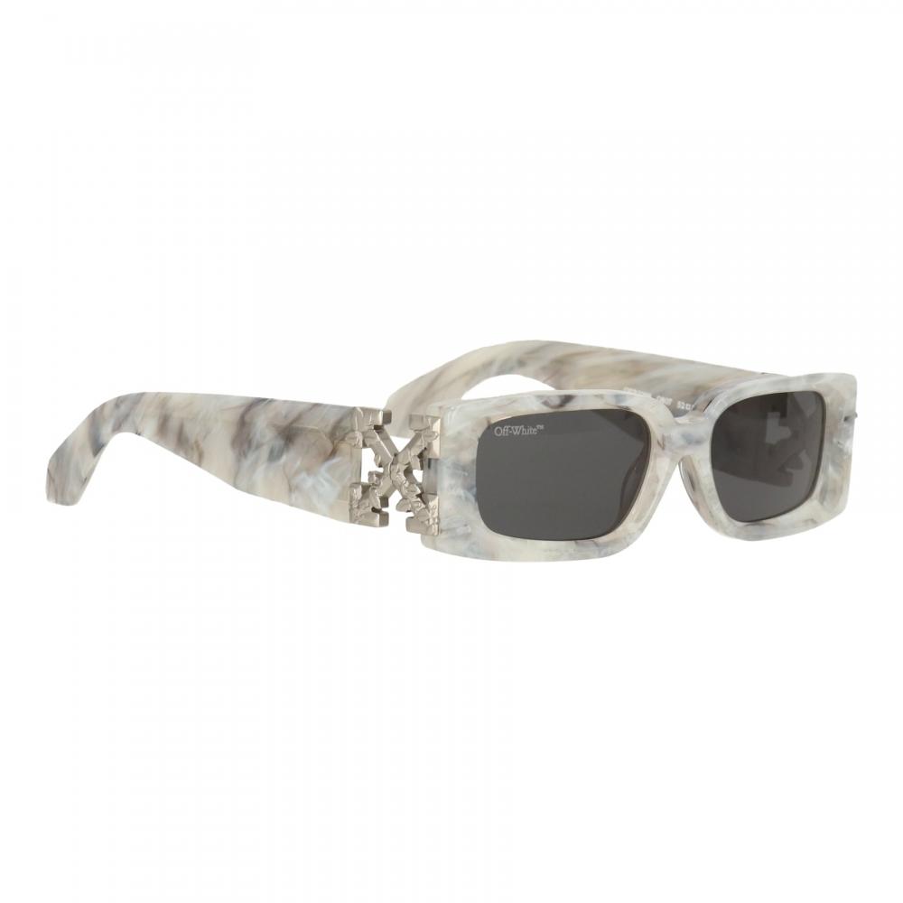 Off White Unisex Marble Sunglasses Marble
