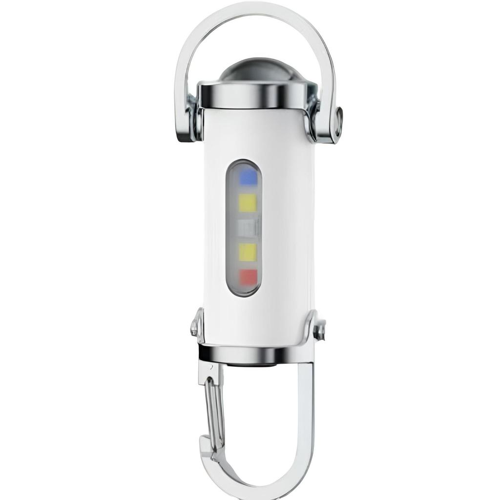 Ultra-Bright Waterproof Mini Power Bank Keychain Flashlight