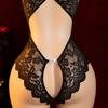 Erotic Crotchless Hot Lingerie Sexy Bra Panty Set Woman Porn Lencería Open Ass Corset Onesie Lace Transparent Ethical Underwear