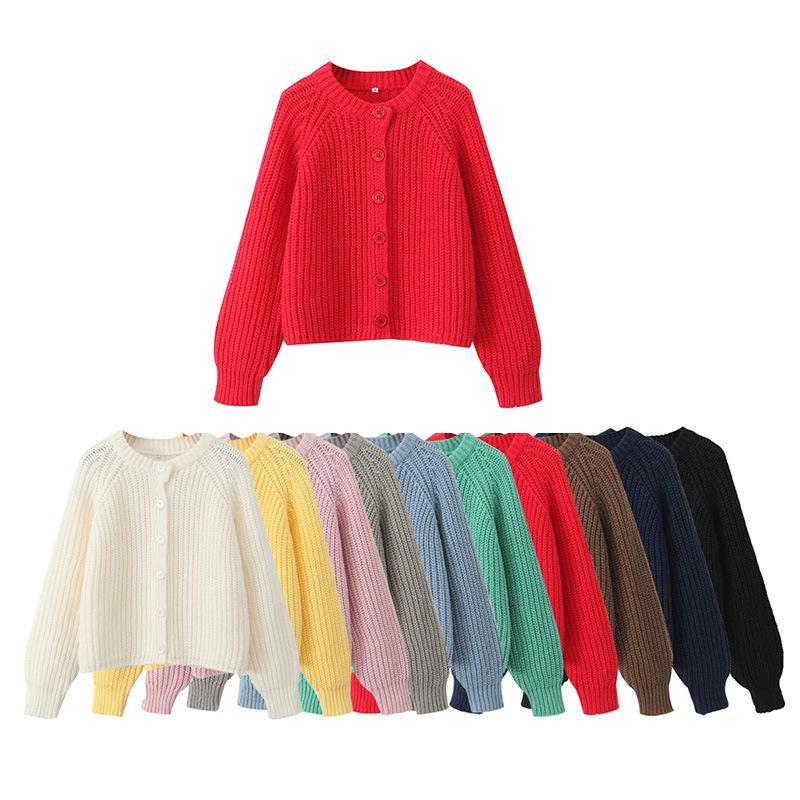 Women's Pocket Sleeveless Knitted Vest – 13 Colors, European & American Style, 2024 Spring & Autumn Collection