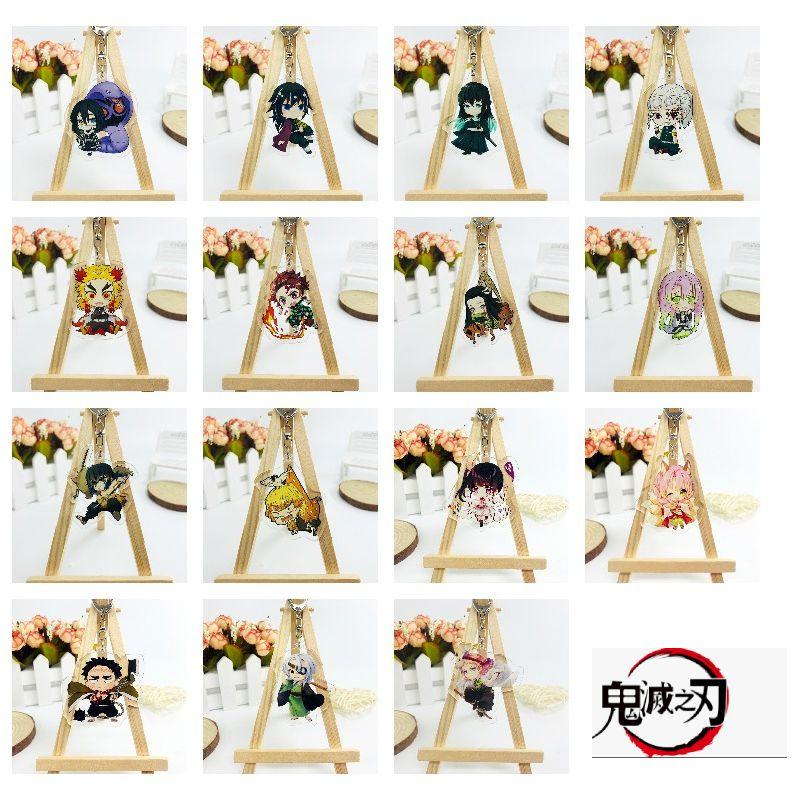 High-quality Demon Slayer Kimetsu No Yaiba Acrylic Keychain With Double-sided Hd Printing