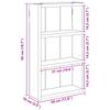 Wall Mounted Bathroom Cabinet with Shelf Sonoma Oak 30 x 10 x 50 cm