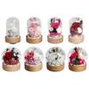 Preserved Roses Music Box Sweet Preserved Flowers Music Box for Mothers Day Decor Gift